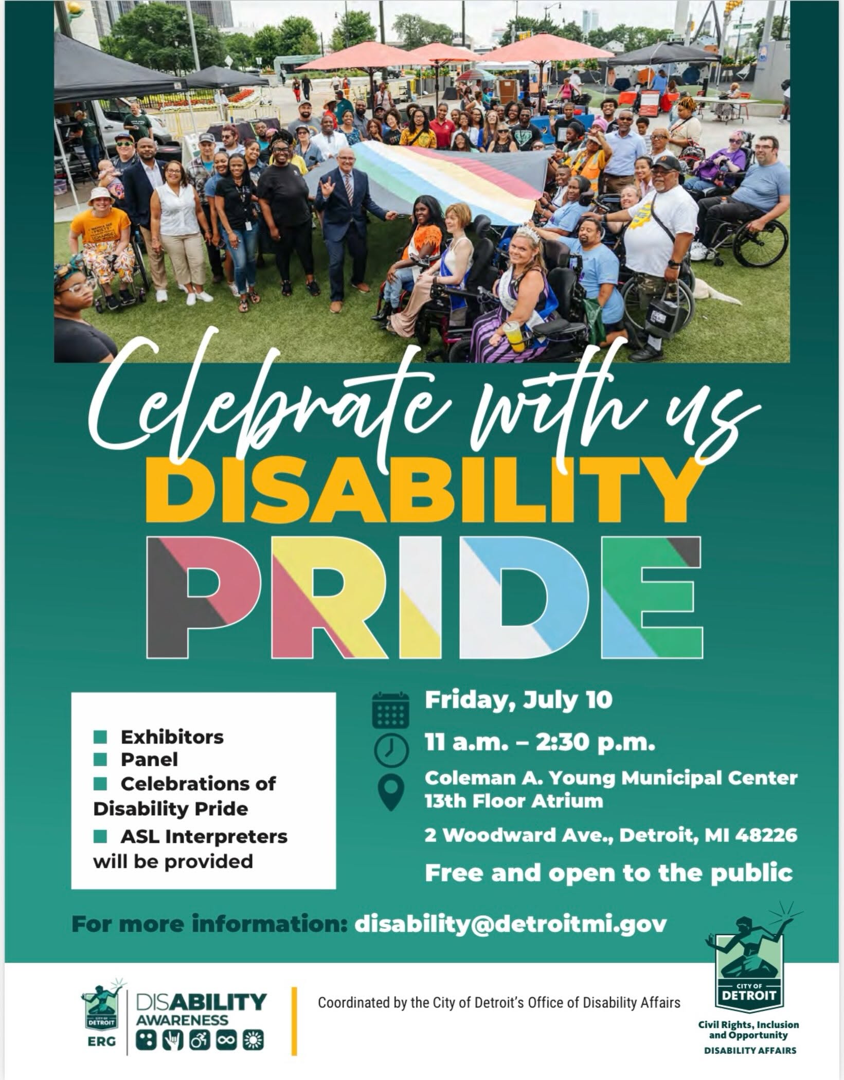 Disability Pride with the City of Detroit