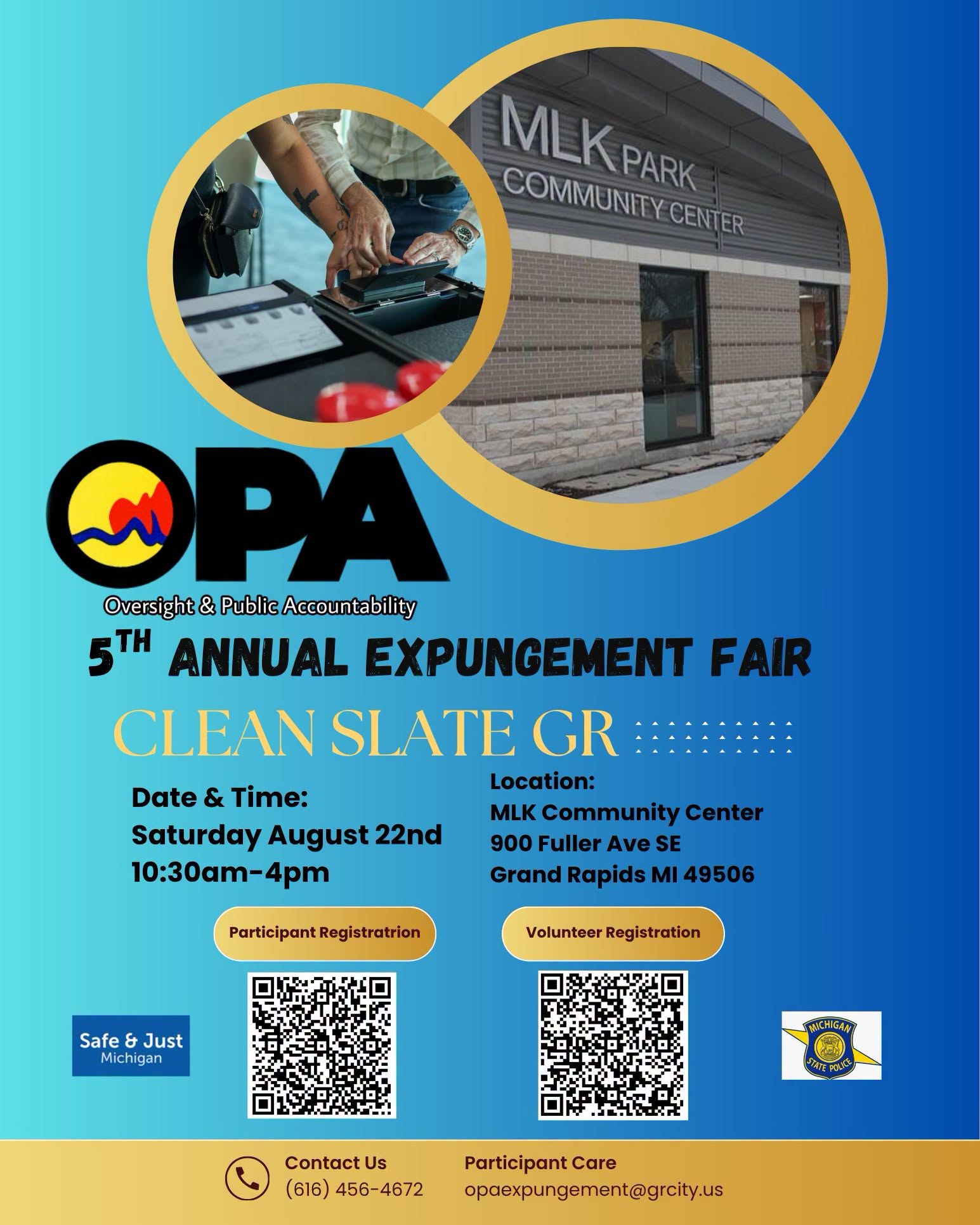 5th Annual Expungement Fair - Clean Slate GR