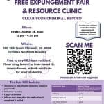 Free Expungement Fair & Resource Clinic in Plainwell