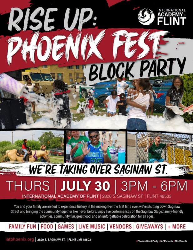 Rise Up: Phoenix Fest Block Party in Flint