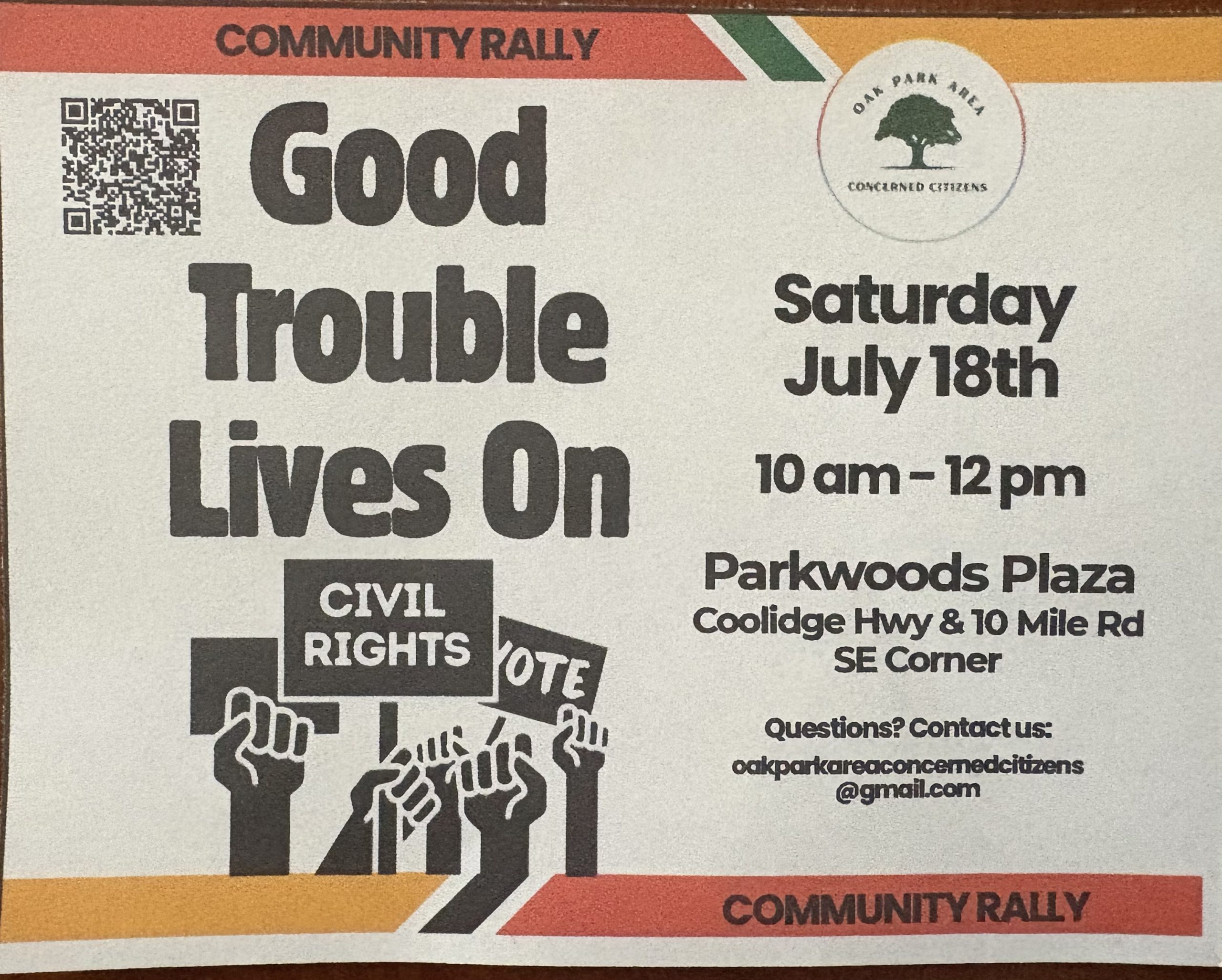 Good Trouble Lives On Rally
