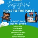 Party at the Hub & Rides to the Polls