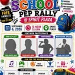 Back 2 School Pep Rally @ Spirit Plaza