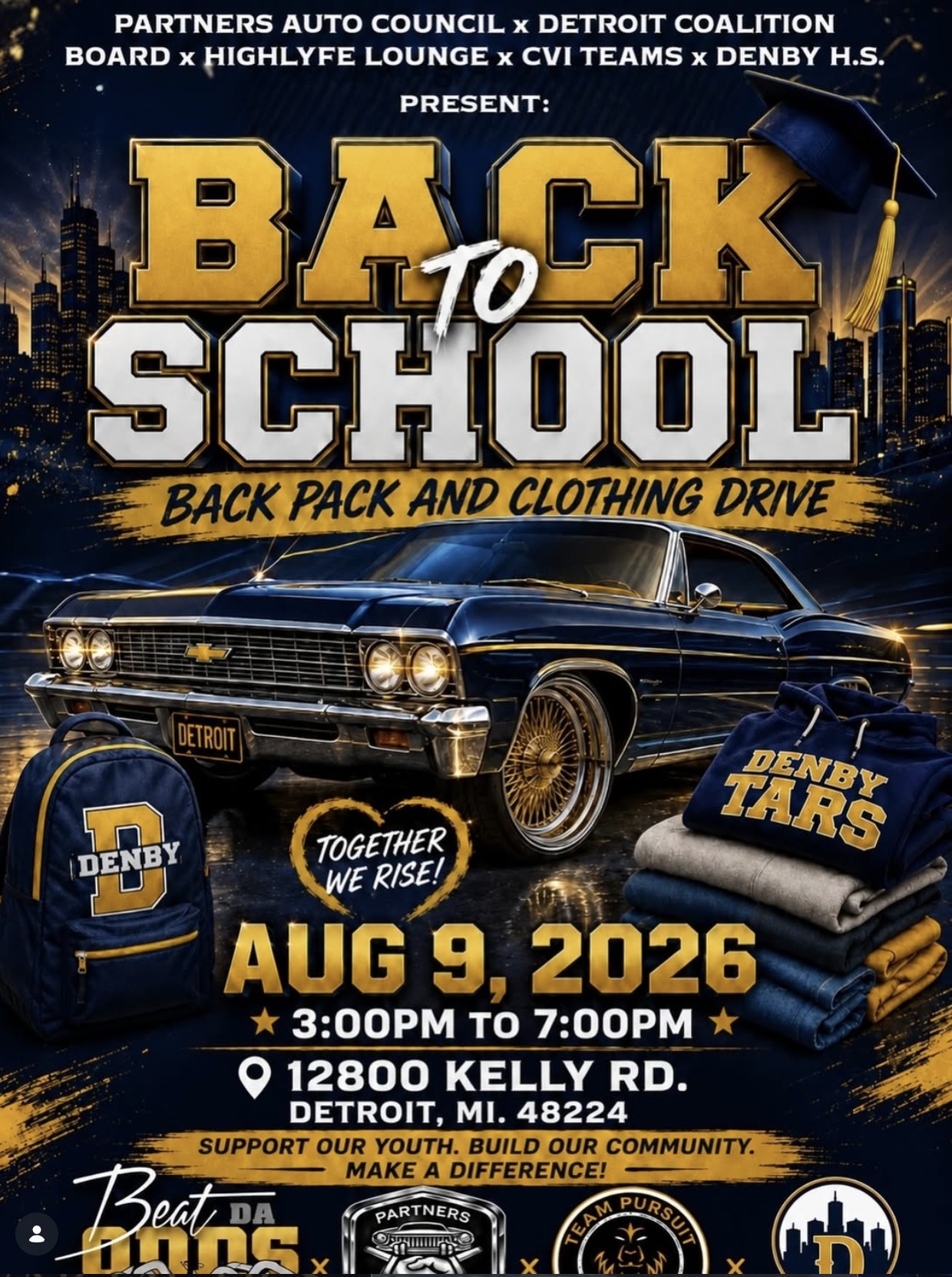 Back to School Back Pack & Clothing Drive