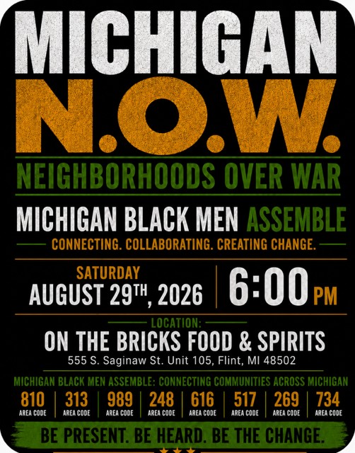 Michigan N.O.W. (Neighborhoods Over War): Black Men's Assemble