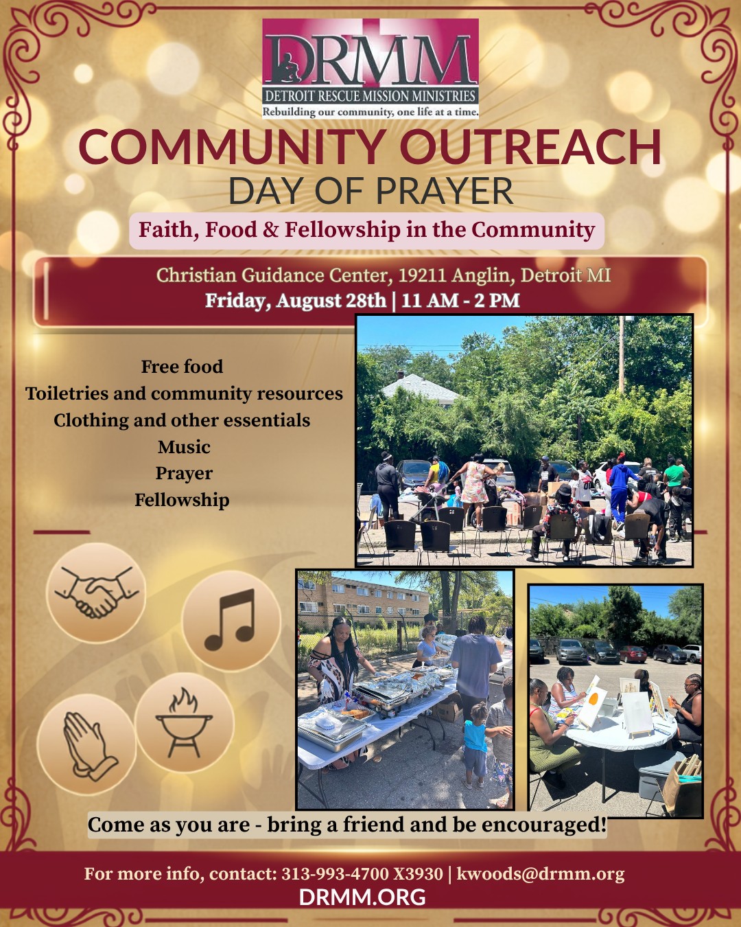 DRMM Community Outreach Day of Prayer