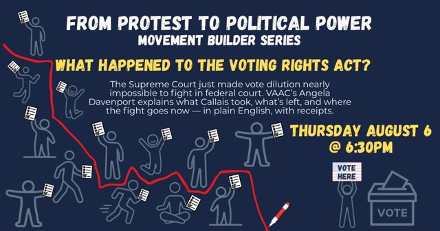 What happened to the Voting Rights Act? The 61st Anniversary of the VRA