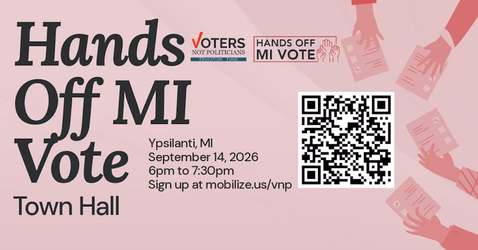 Hands Off MI Vote Town Hall - Ypsilanti