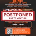 CANCELLED (will be rescheduled): Caravan of Love: Resource, Wellness, and Community Engagement Tour