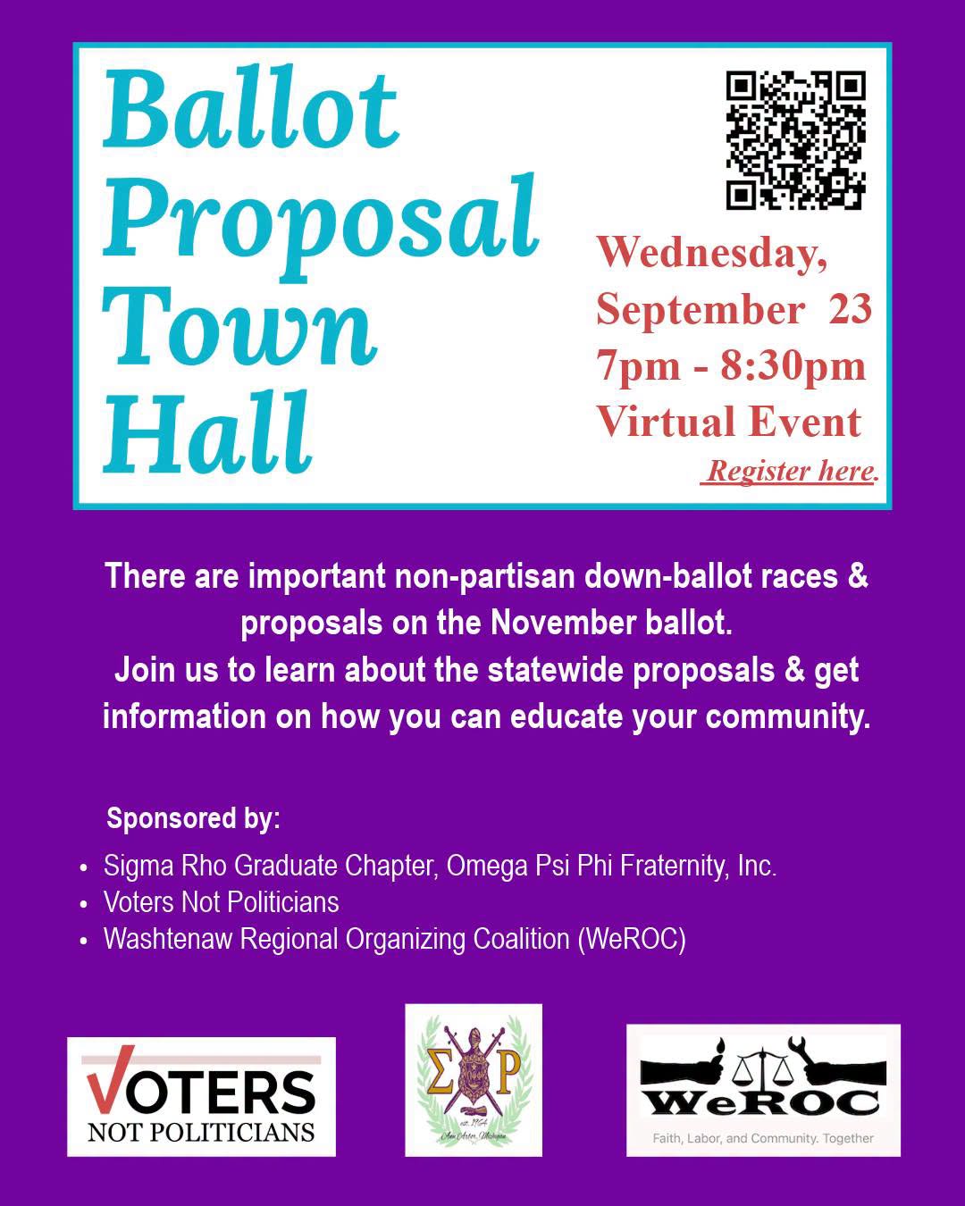 2026 Ballot Proposal Town Hall