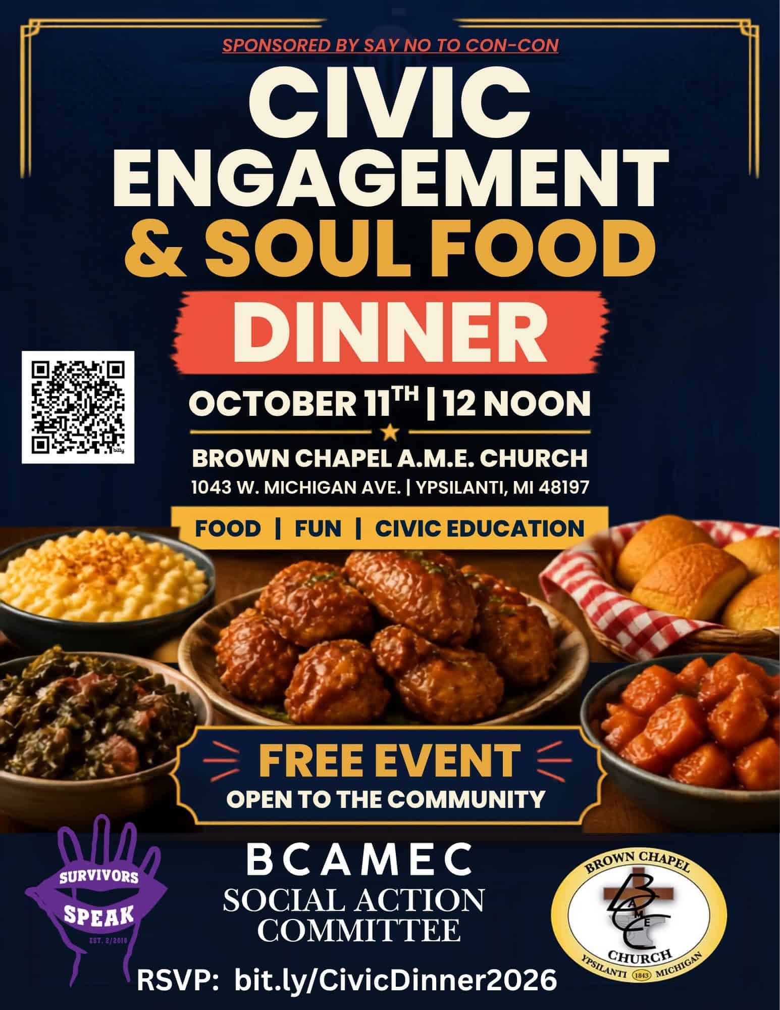 Civic Engagement & Soul Food Dinner
