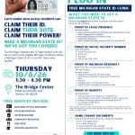 ID Clinic for National Voter Education Week at DABO Detroit Community Wellness Fair
