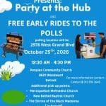 Party at the Polls | Free Early Rides to the Polls