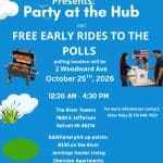 Party at the Polls | Free Early Rides to the Polls