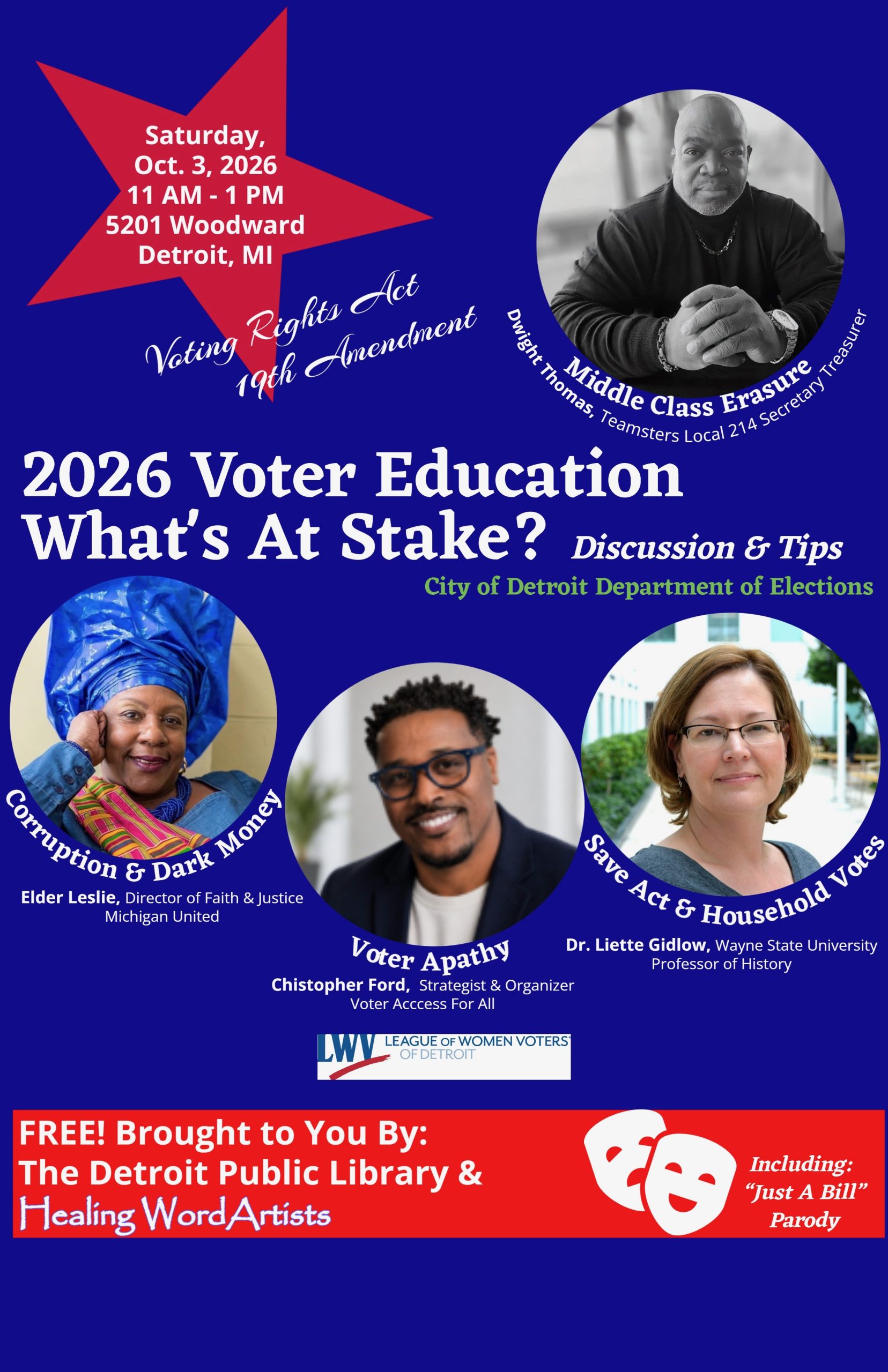 Healing Word Artists Program: Women Then & Now / What’s at Stake?