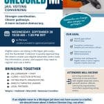 Vote Unlocked MI Kickoff Convening: In-Person Jail Voting Workshop