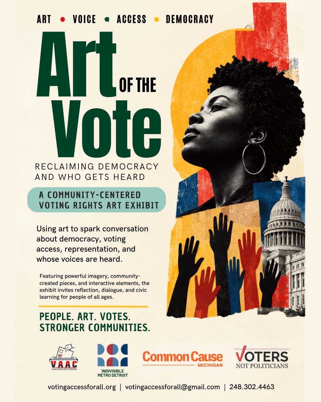Community Voting Rights Art Installation at ArtPrize 2026