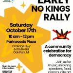 Vote Early No Kings Rally in Oak Park