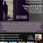 BEYOND Documentary Screening, Organization Fair and Panel Discussion