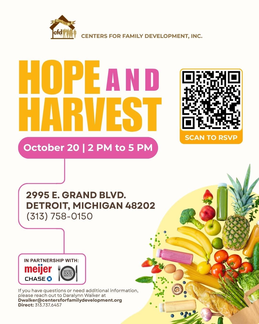 Hope and Harvest Food Distribution in Detroit