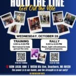 Hold the Line: Get Out the Vote rally