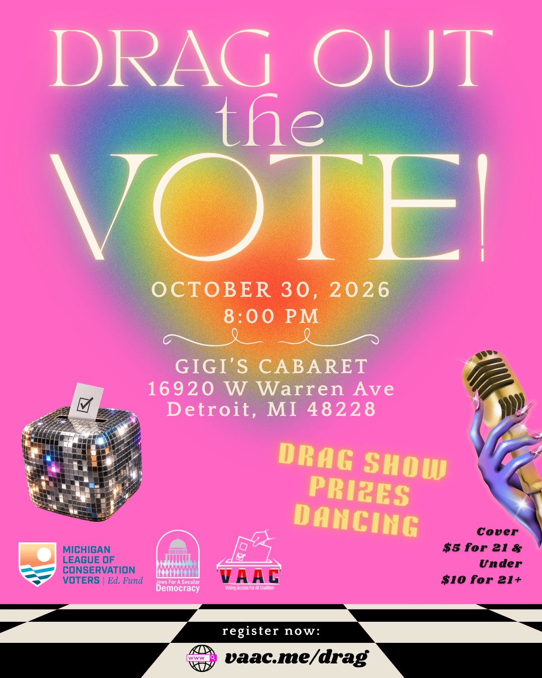 Drag Out the Vote in Detroit