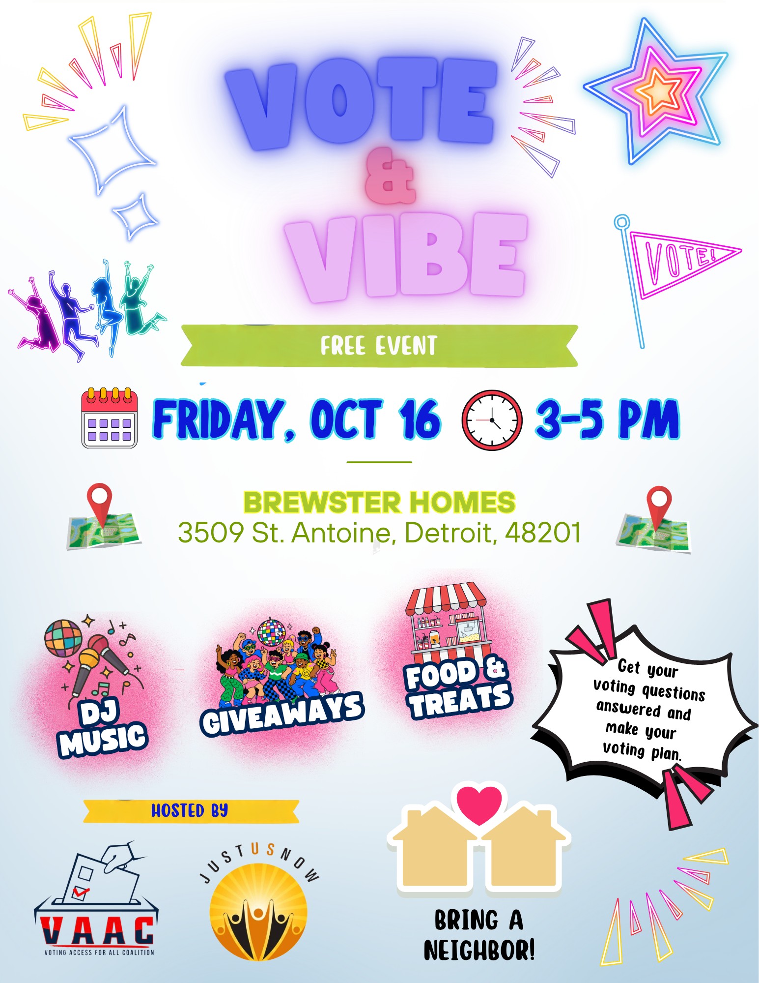 Vote & Vibe at Brewster Homes