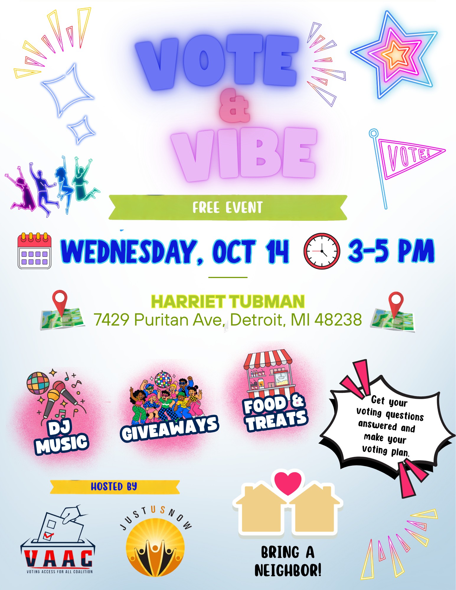 Vote & Vibe at Harriet Tubman
